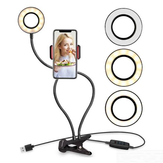 Ring Light com Suporte de Mesa