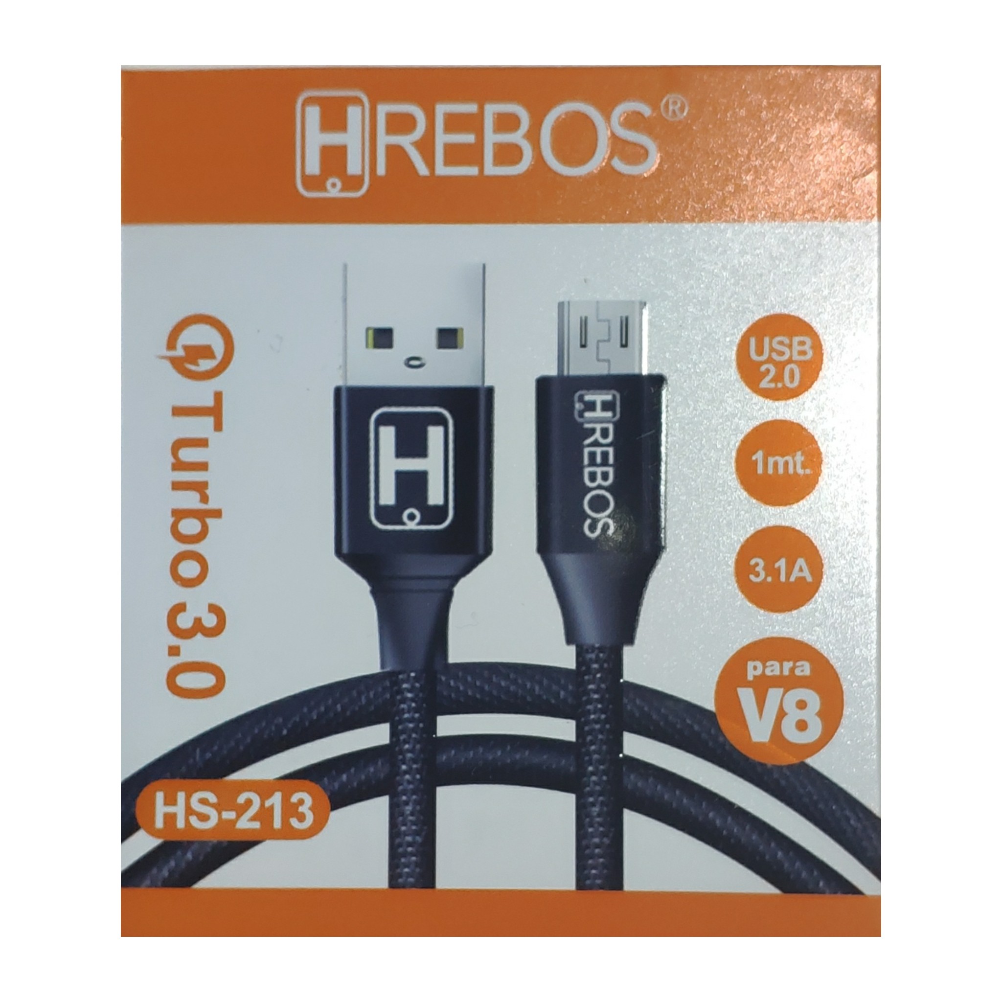 Cabo de Carregamento Android Hrebos HS-213