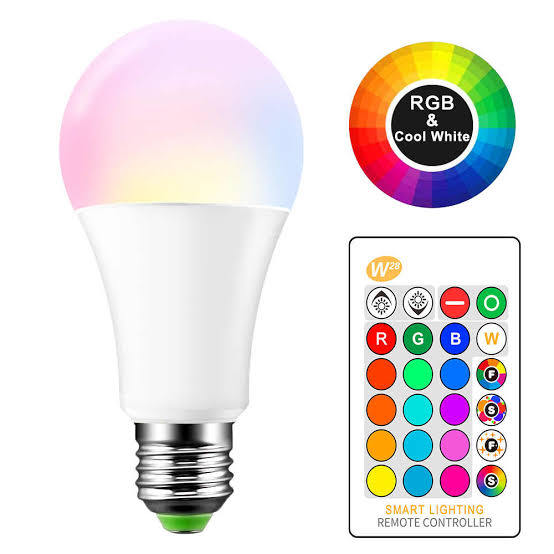 Lâmpada Led RGB+W Bulb 15w c/ Controle