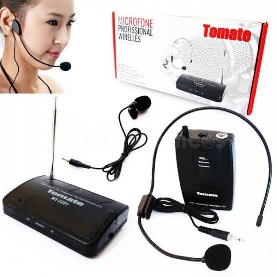 Microfone Profissional Wireless c/ Mic de Lapela e Headset