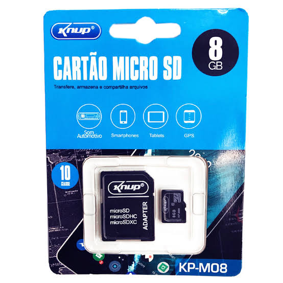Cartão de Memória 8gb KNUP