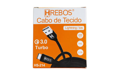 Cabo de Carregamento iPhone Hrebos HS-214