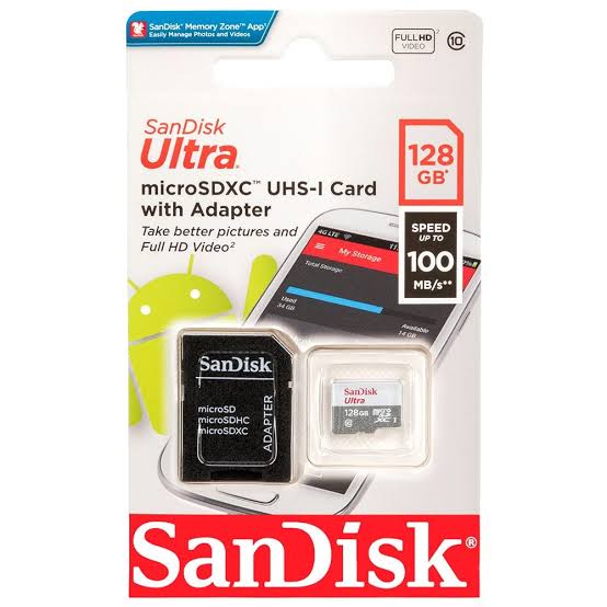 Cartão de Memória 128gb SanDisk