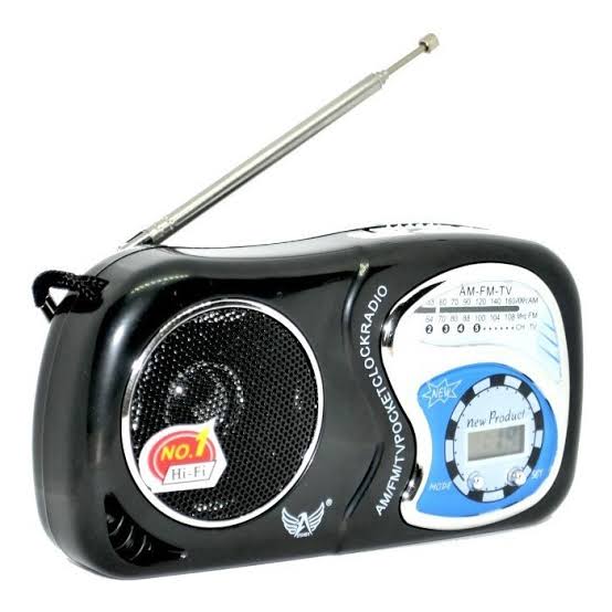 Rádio-Relógio de Bolso AM/FM Altomex A-2019