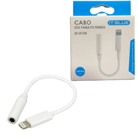 Cabo Adaptador para Fone p/iPhone 