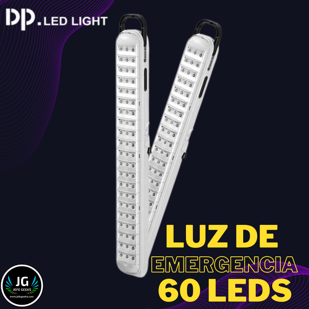 Lanterna de Emergência 60Leds